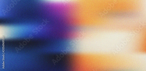 Tableau sur toile Bold multicolored horizontal gradient with digital noise creating an energetic a