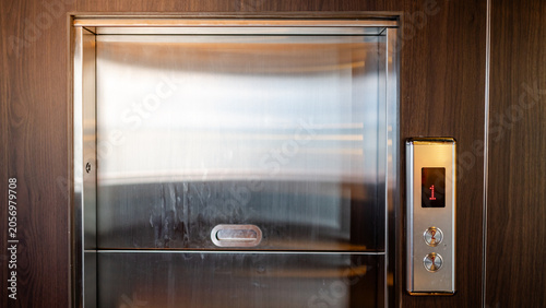 Принти на полотні Dumbwaiter lift, also known as food lift or small freight elevator