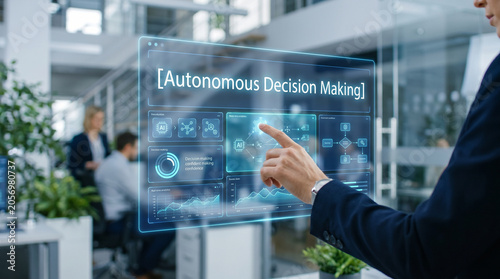 Autonomous Decision Making AI Agent System with Real Time Analytics Dashboard and Intelligent Business Process Automation