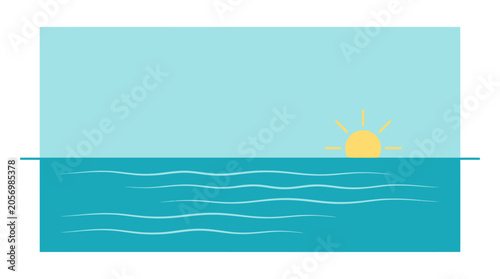 Canvastavla Waves on the ocean surface.