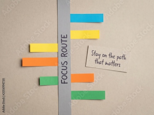 Focus Route with Motivational Quote for Low Attention Span