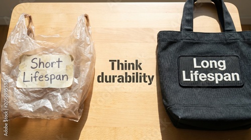 Plastic Bag vs Reusable Tote for No Plastic Day