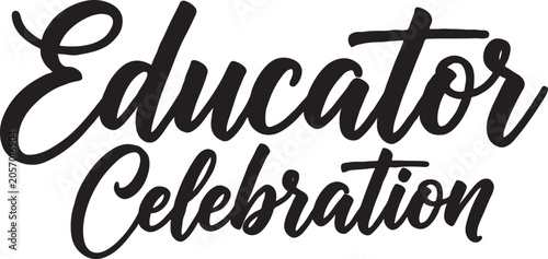 Konstfotografi Educator celebration with thank you educator celebration recognition appreciatio