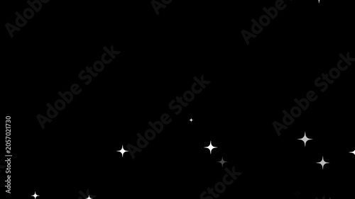 twinkling star particles animation in starry night background. sparkle particles shine animated effect sparkle particles,
animation twinkling stars shining in the night sky,