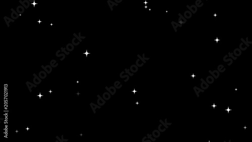 twinkling star particles animation in starry night background. sparkle particles shine animated effect sparkle particles,
animation twinkling stars shining in the night sky,