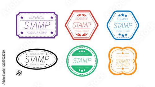 Editable Design Stamp