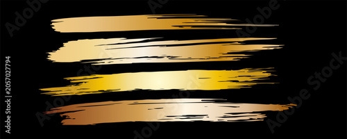 Foto Abstract grunge  brush strokes with rough edges texture.