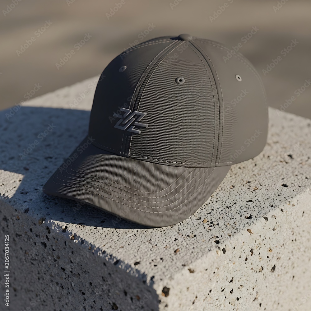 Obraz premium Old green metal military style helmet on sandy ground.
