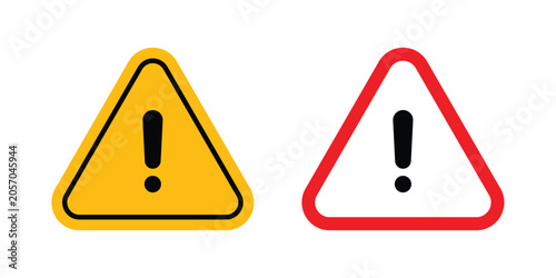 Photos Alert sign fill and line concepts