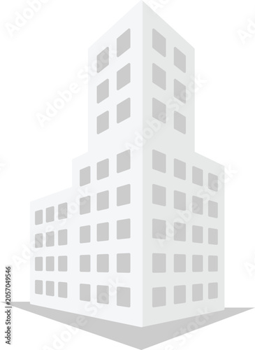 vector illustration of modern building