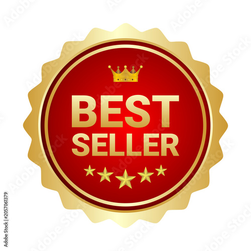best seller label