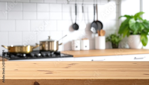 a wooden counter top