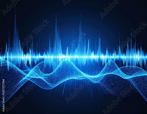 abstract sound wave background