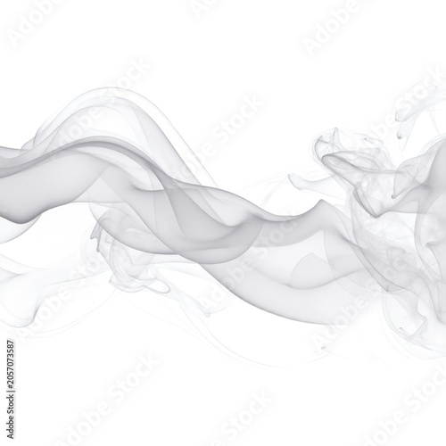 smoke on white background