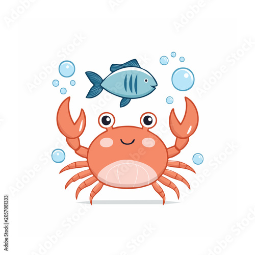 Cartoon octopus wearing hat and sunglasses