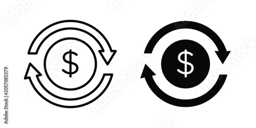 Fotografie Return on Investment icon