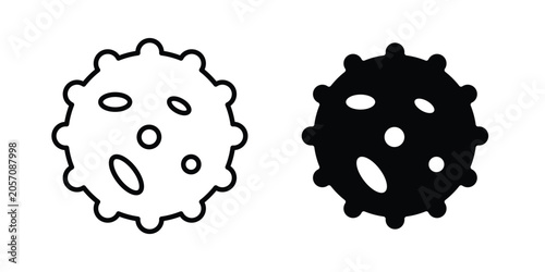 Canvas Print White blood cell icon