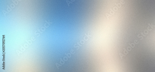 Ice Blue and Silver grainy color gradient background retro noise texture effect web banner header backdrop design 