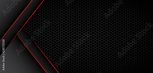 Futuristic luxury abstract backdrop with metallic textures, overlapping elements, and red illuminated details. Suitable for technology companies, gaming visuals, and professional presentations.