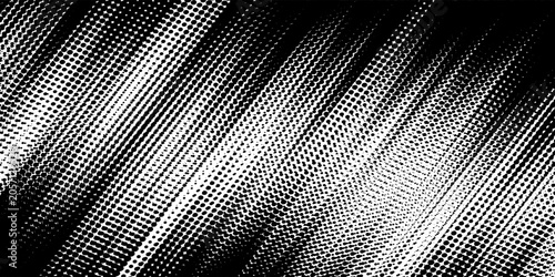 Foto Dots halftone white and blue color pattern gradient grunge texture background