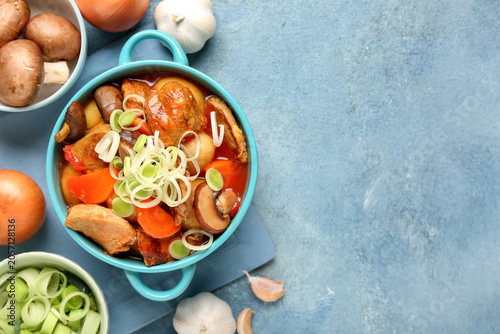 Hearty meat and vegetable s...