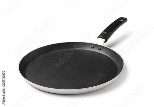 Empty non-stick crepe pan w...