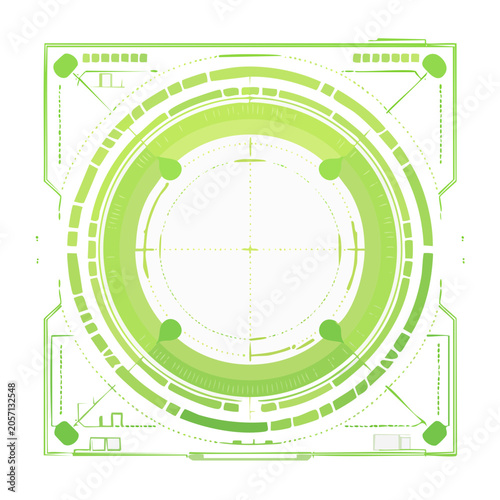 Green circuit board vector design