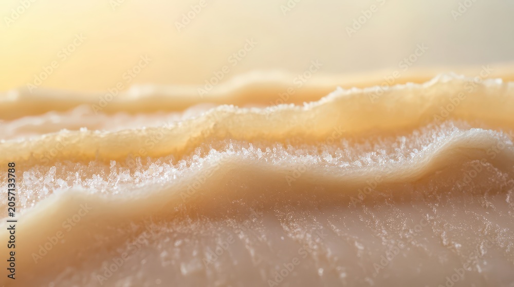 Obraz premium Close up view of newly formed scar tissue on skin during the healing process