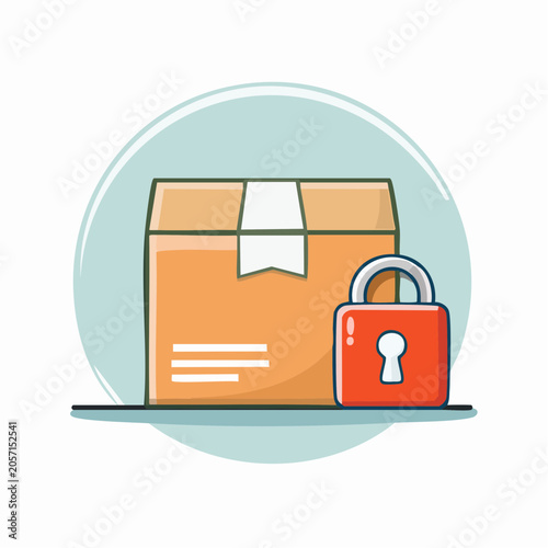 Secure Package Delivery Icon