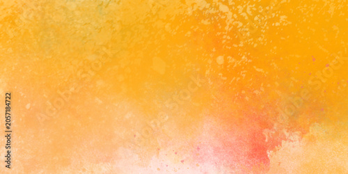 Foto Abstract watercolor orange with yellow background texture
