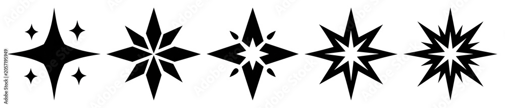 Fototapeta premium PNG Vintage star border design on transparent background