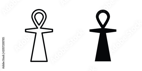 Foto Ankh icon. Symbols for Graphic Designs