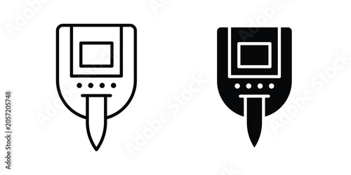 Photography Glucometer icon. Symbols for Graphic Designs