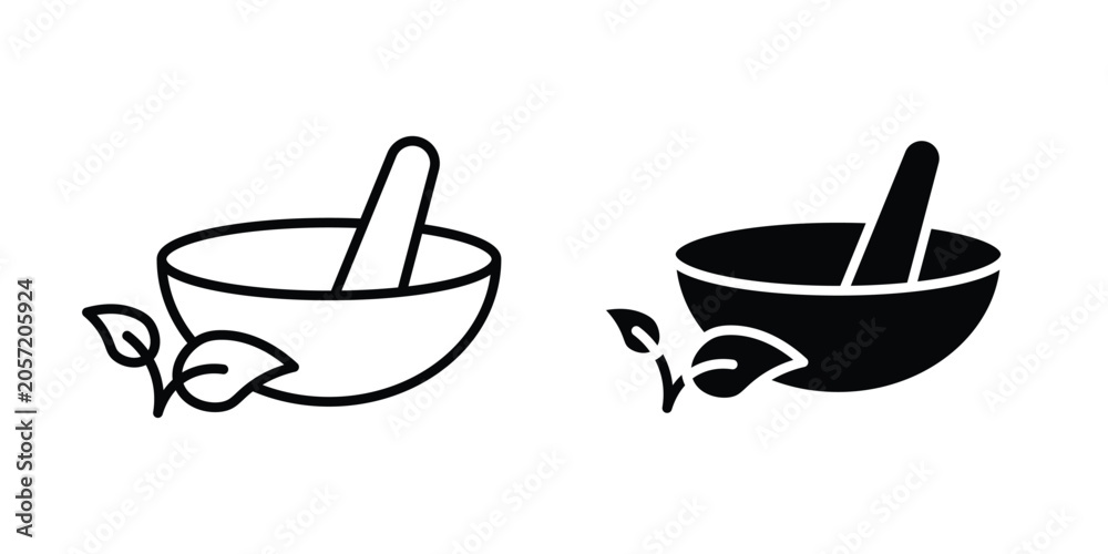 Ταπετσαρία Herbal medicine icon. Symbols for Graphic Designs