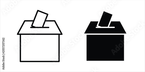 Schilderij op canvas Referendum icon. Symbols for Graphic Designs