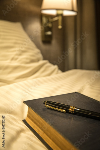 Reading after finishing the day's work
