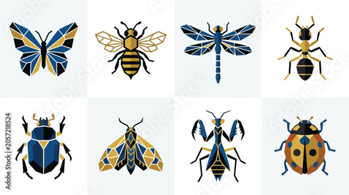 Foto Colorful Insects and Bugs Collection 2.
