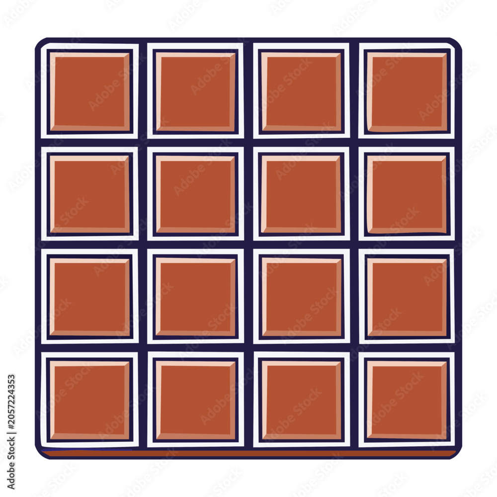 Fototapeta premium Orange and blue checkerboard pattern vector
