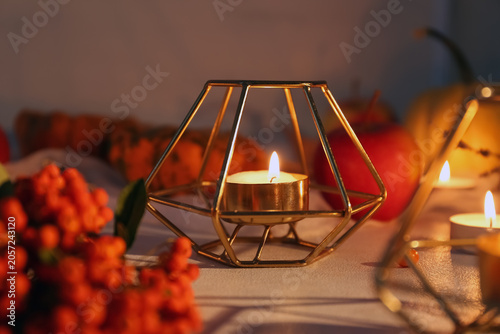 Warm autumnal ambiance with...