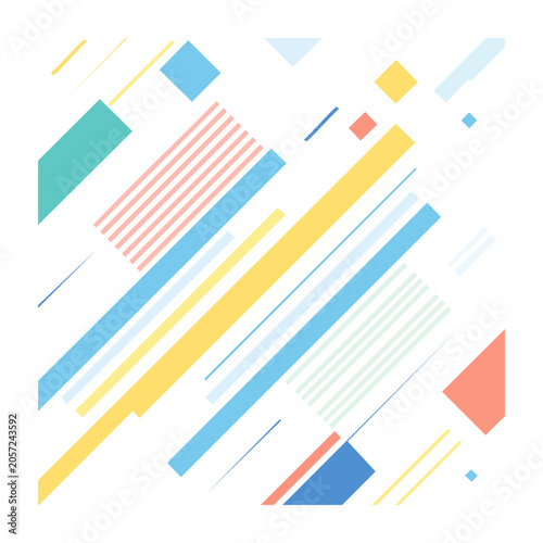Colorful geometric arrows vector pattern