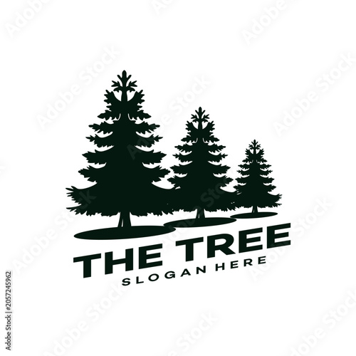 The Tree Logo Design template Illustration Vector