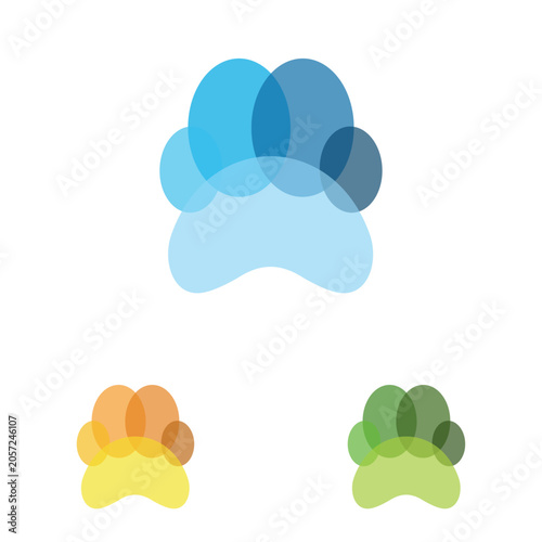 Fotografie Pawl Logo Design template Illustration Vector