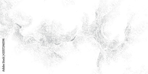 Konstfotografi Grunge textured background with abstract wavy lines and patterns in black and wh