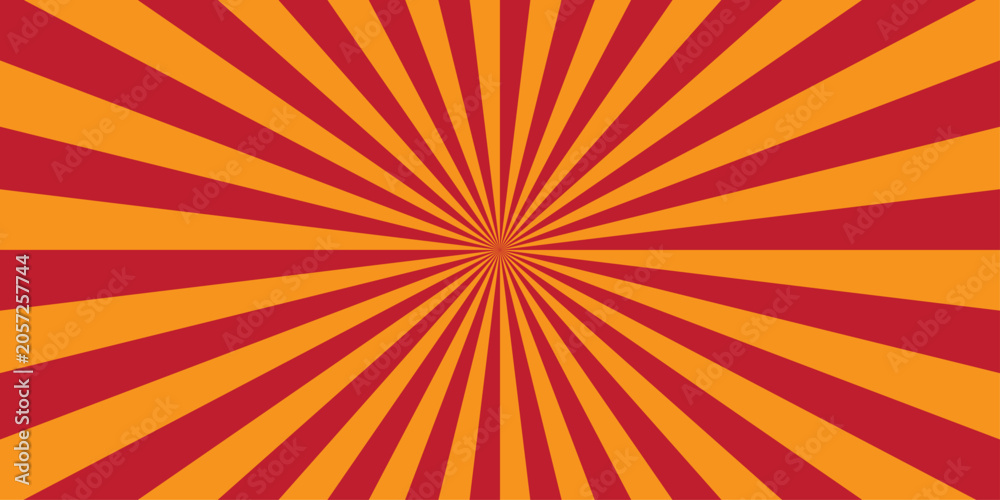 Obraz premium Sunburst Modern retro vintage sunrise sunbeam element spiral striped. Spiral starburst and striped pattern abstract geometric retro sunrays line wavy texture.