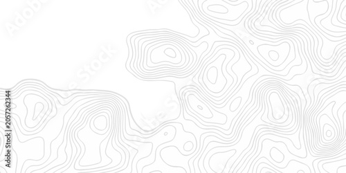 Φωτογραφία Abstract topography pattern seamless lines sea map modern design white background