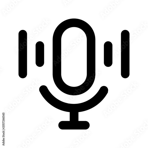 podcast line icon