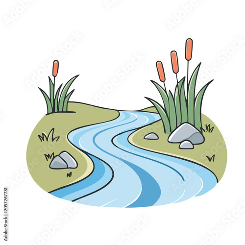 Flat design cactus with water droplets vector