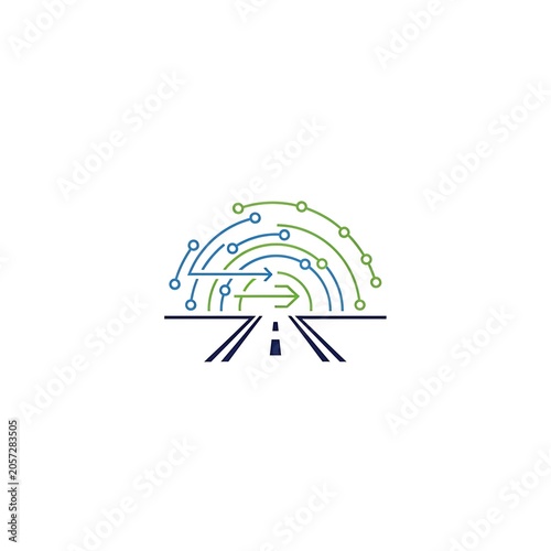 Minimalist line art illustration of a light bulb with brain waves.