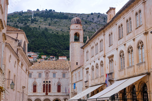 Photos Dubrovnik old town, the bell tower, the clock tower, cobbled stone street, lanew