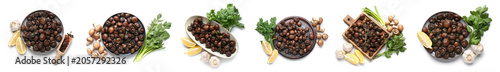 Cooked brown button mushroo...